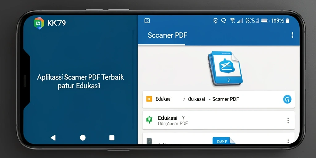 Antarmuka pengguna KPK79 yang intuitif untuk Scanner PDF.
