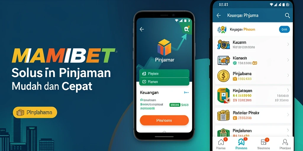 Antarmuka pengguna MAMIBET yang sederhana dan mudah digunakan.