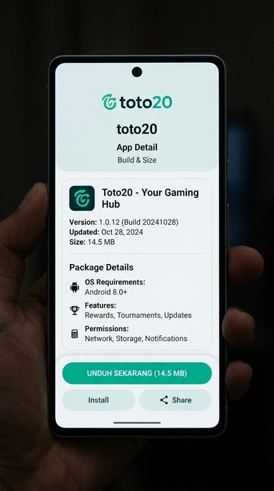 Unduh dan Instal APK toto20 di Android Indonesia